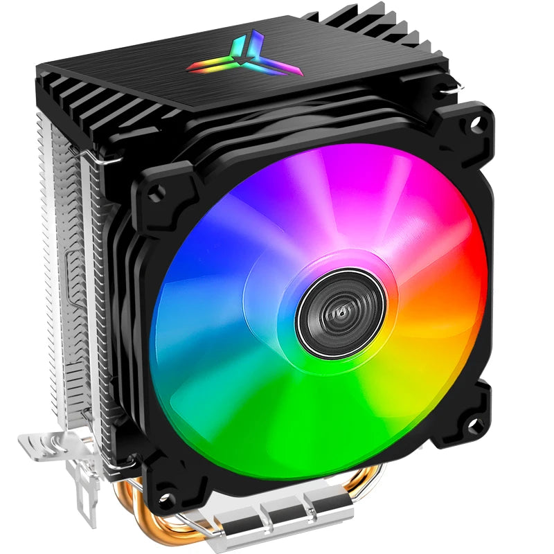 Jonsbo CR1200 CPU Cooler 2 Heat Pipe Tower RGB Colorful Light Effect 9cm Fan PC Radiator For Inter LGA115X 1200 1700 AMD AM4